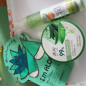 Korean skin care aloe bundle